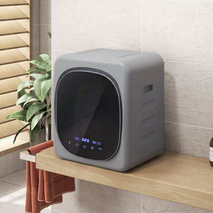 2.5kg Compact Vented Tumble Dryer | Smart Mode | 800W | 6 Timer Modes | 4 Temp Settings | Stainless Steel Drum | Silver