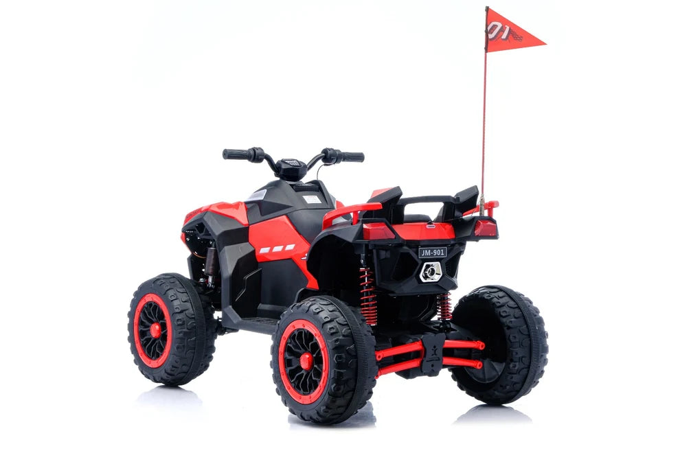 Super Power 24V 4WD Electric Quad Ride-On ATV | Kids 4x4 with Remote, LED & Music