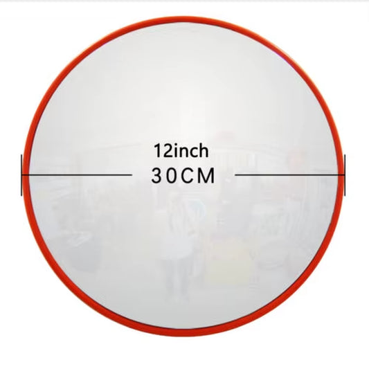 Convex Road Mirror, Unbreakable Road Traffic Safety Mirror, Blind Spot Mirror 130 Degree Wide Angle, 30 / 45 / 60CM