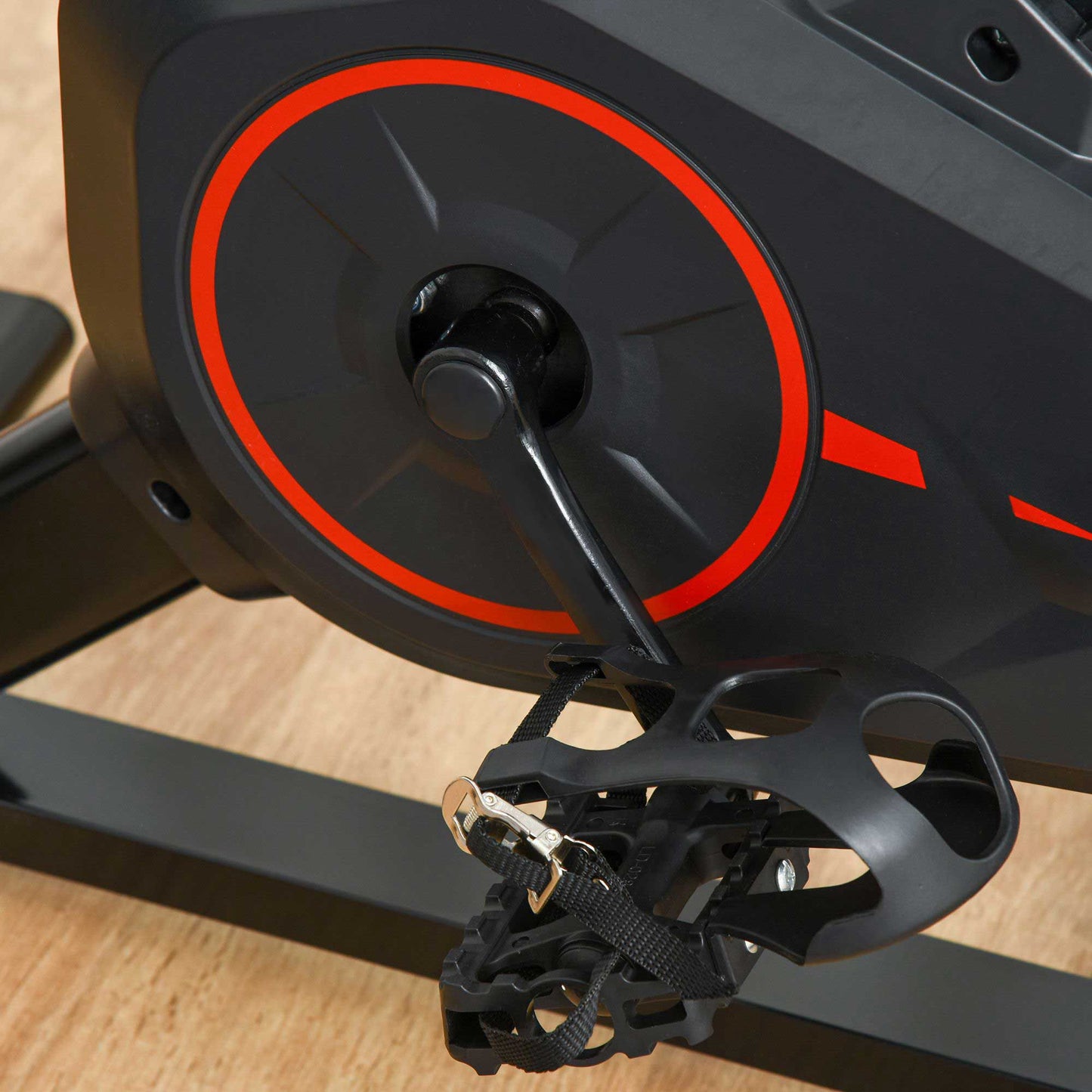 Indoor Upright Exercise Bike Machine, with Adjustable Seat, Resistance, Handlebar, LCD Display