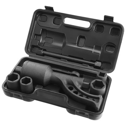 1/58 1/64 Torque Wrench Set 4/8 Sockets Multiplier Drive Lug Nut Wrench/Multiplier Heavy Duty Torque, With Case
