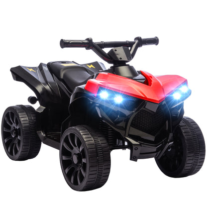 6V Kids ATV, 4 Wheeler Electric Ride on Car with Music and LED Headlights, for Ages 3-8 Years Boys and Girls