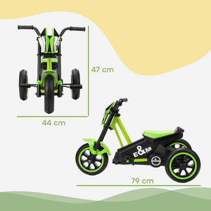 AIYAPLAY Kids Tricycle Baby Trike, Kids Trike with Pedal, 3 Wheel Toddler Balance Bike for Indoor Outdoor Use