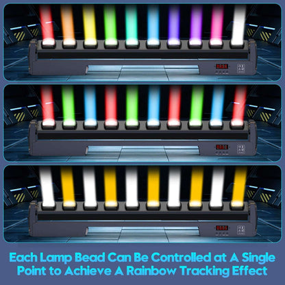 Pack Of 2 250W RGBW Beam Wall Washer Light 4 in 1 Wall Washing Rotatable Lamp Stage Swing Dot Light For Dj Party, Clubs, Disco