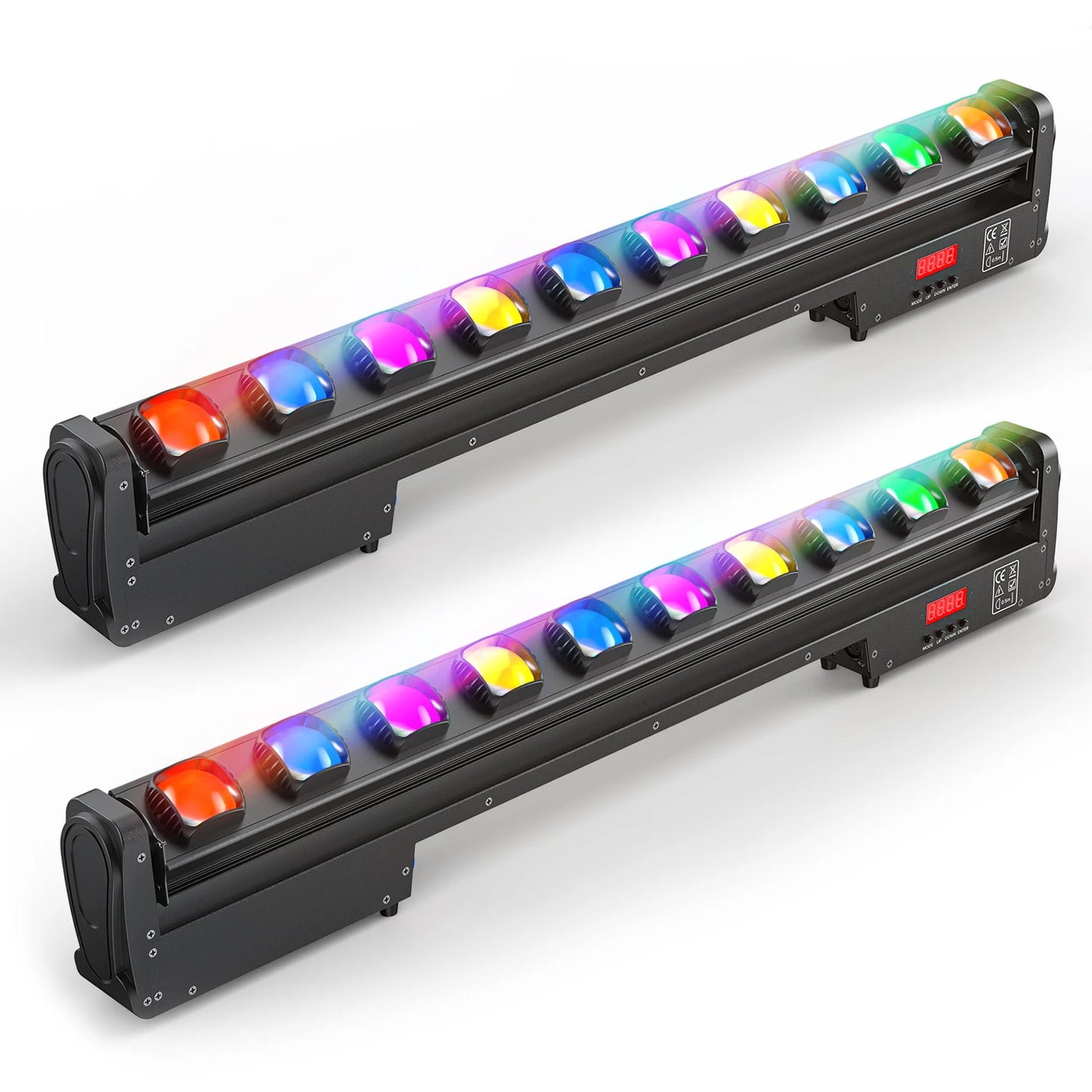 Pack Of 2 250W RGBW Beam Wall Washer Light 4 in 1 Wall Washing Rotatable Lamp Stage Swing Dot Light For Dj Party, Clubs, Disco