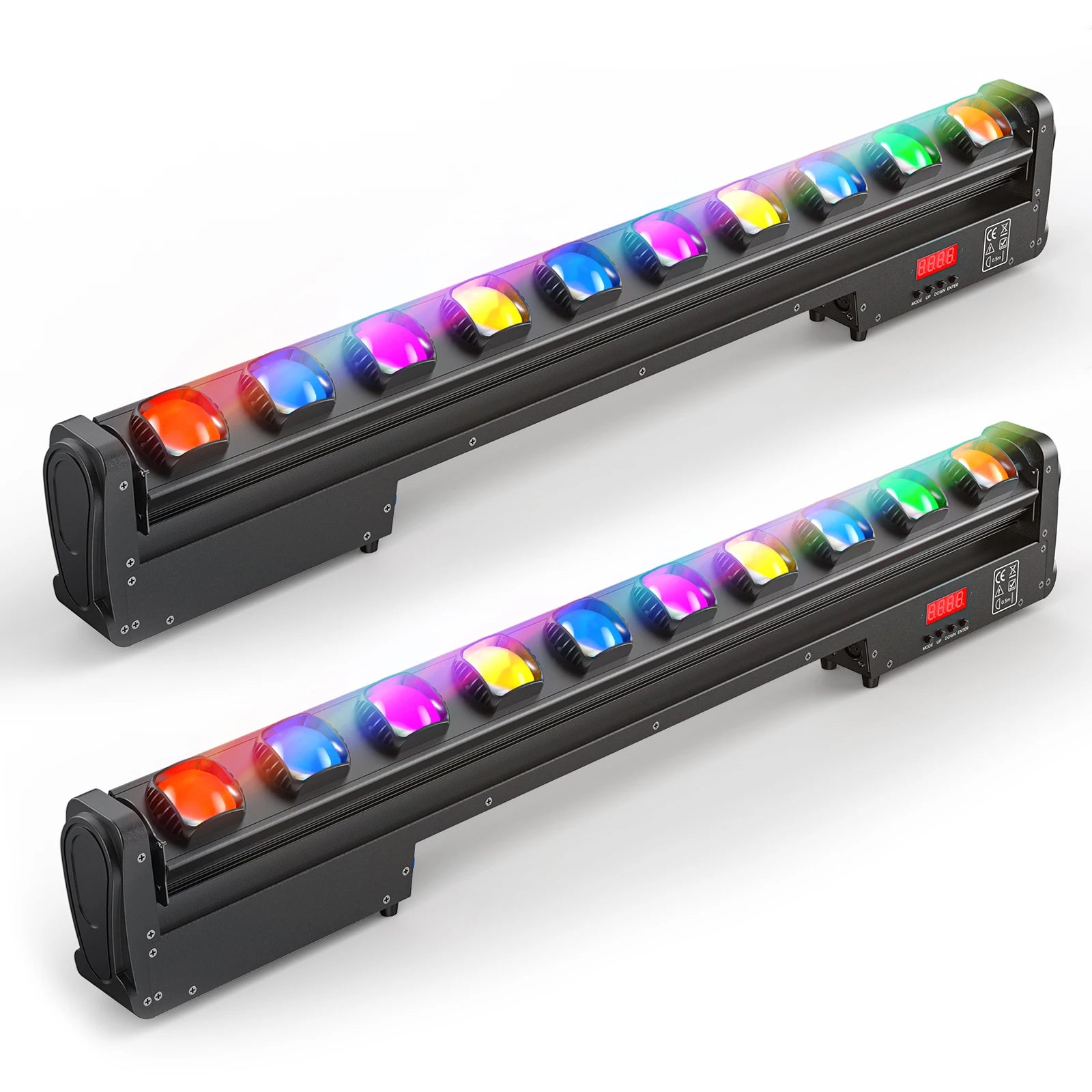 Pack Of 2 250W RGBW Beam Wall Washer Light 4 in 1 Wall Washing Rotatable Lamp Stage Swing Dot Light For Dj Party, Clubs, Disco