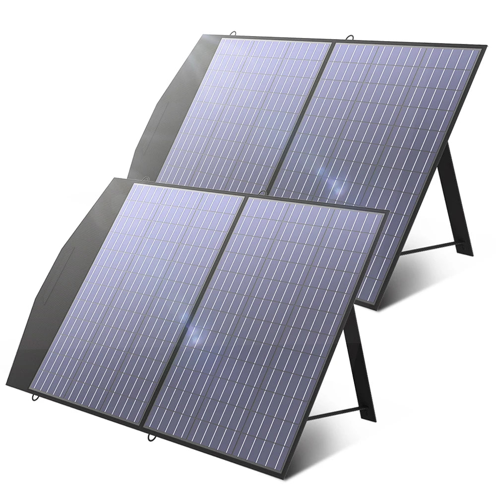ALLPOWERS Foldable and Portable Solar Panel 100 / 200W Solar Battery Charger, Outdoor Emergency Backup Power for Power Station Etc