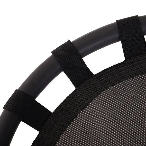 60Cm Kids Hanging Tree Swing Nest Seat Metal Frame Backyard Playground Black