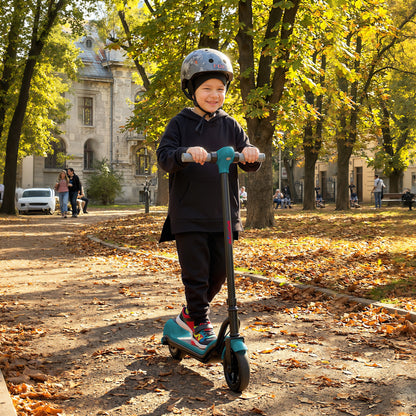 SPORTNOW Electric Scooter for Kids, with LED Display, Green / Black / Pink / Orange