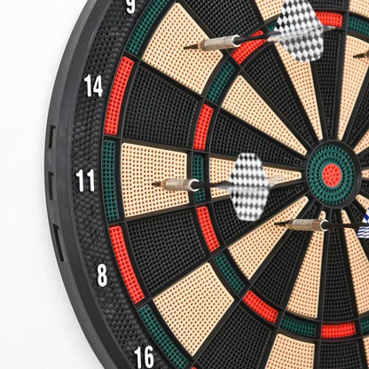 Plastic Electronic Dartboard With 6 Darts Game Black