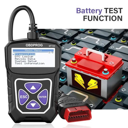 OBDPROG MT100 OBD2 Automotive Scanner For Car Code Reader Scanner Tools Auto OBD 2 Diagnostic Tool