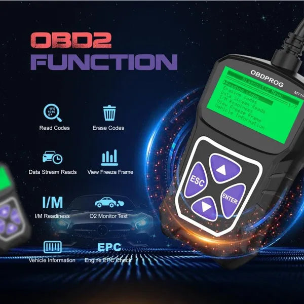 OBDPROG MT100 OBD2 Automotive Scanner For Car Code Reader Scanner Tools Auto OBD 2 Diagnostic Tool