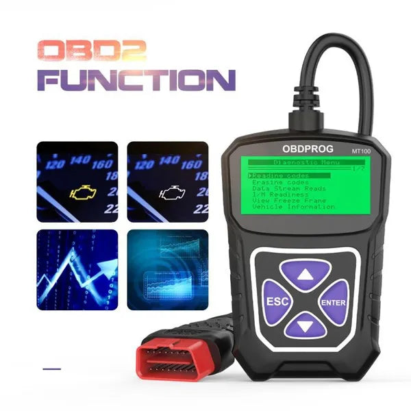 OBDPROG MT100 OBD2 Automotive Scanner For Car Code Reader Scanner Tools Auto OBD 2 Diagnostic Tool