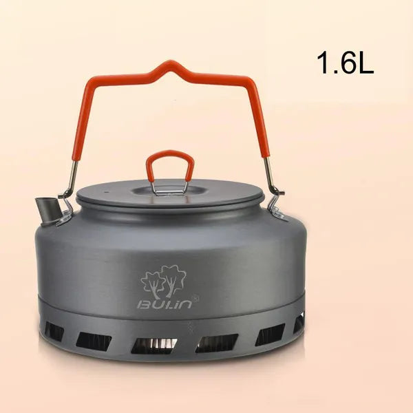 Portable Ultralight Outdoor Camping Tableware Hiking Collector Heat Ring Water Kettle Teapot Coffee Pot