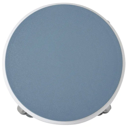 Aluminium 360 Degree Anti Slip Safety Swivel Shower Bathroom Stool Seat Chair Blue White