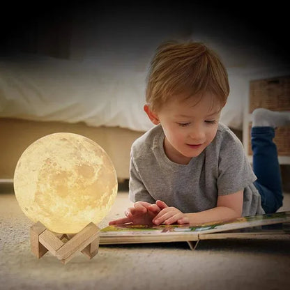 LED Galaxy Moon Lamp Moon Night Light Kids Night Light 16 Colour Change Touch and Remote Control Galaxy Light