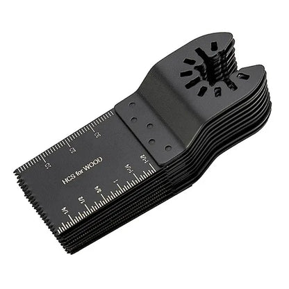 Pack Of 20 or 50 34mm Carbon Steel Coarse Multitool Cutter Saw Blades Bi-Metal Straight Wood Mix Oscillating Power Tool Kit
