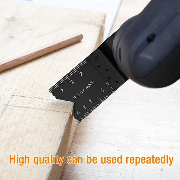 Pack Of 20 or 50 34mm Carbon Steel Coarse Multitool Cutter Saw Blades Bi-Metal Straight Wood Mix Oscillating Power Tool Kit