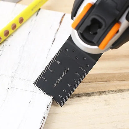 Pack Of 20 or 50 34mm Carbon Steel Coarse Multitool Cutter Saw Blades Bi-Metal Straight Wood Mix Oscillating Power Tool Kit