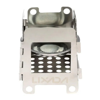 Lixada Portable Stainless Steel Lightweight Wood Stove Outdoor Cooking Picnic Camping Backpacking Burner