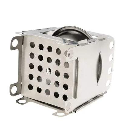 Lixada Portable Stainless Steel Lightweight Wood Stove Outdoor Cooking Picnic Camping Backpacking Burner