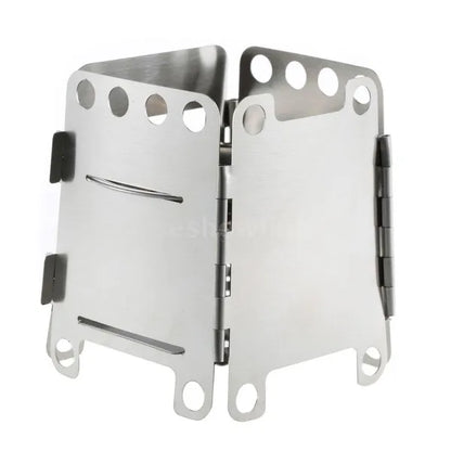 Lixada Portable Stainless Steel Lightweight Wood Stove Outdoor Cooking Picnic Camping Backpacking Burner
