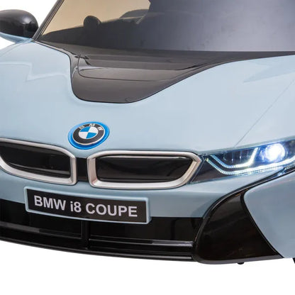 Electric Kids Ride On Car 6V Battery Powered Toy With Remote Control Blue BMW I8 Coupe