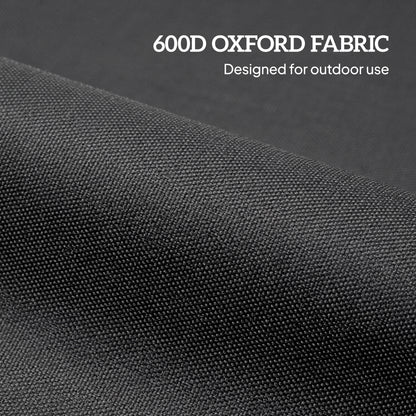 8 Pack Gazebo Sand Weight Bags | 5kg Each | 600D Oxford | Hook & Loop Fastener | Carry Handle | Legs up to 30x30mm | Black