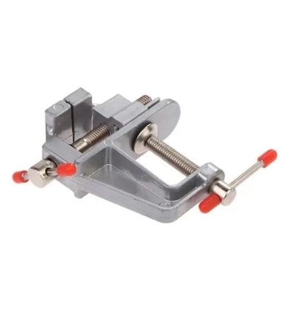 Mini Jeweler Table Clamp Small Hobby Bench Vice Work Bench Vise Bench Clamp Hobby Vise Clamp Small Table Clamp Mini Bench Vice Clamp for Small Work Crafts Woodworking and Metalworking