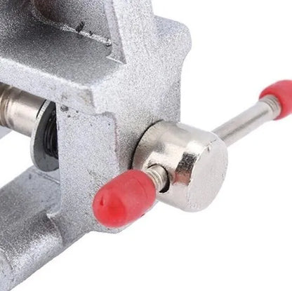 Mini Jeweler Table Clamp Small Hobby Bench Vice Work Bench Vise Bench Clamp Hobby Vise Clamp Small Table Clamp Mini Bench Vice Clamp for Small Work Crafts Woodworking and Metalworking