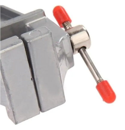 Mini Jeweler Table Clamp Small Hobby Bench Vice Work Bench Vise Bench Clamp Hobby Vise Clamp Small Table Clamp Mini Bench Vice Clamp for Small Work Crafts Woodworking and Metalworking