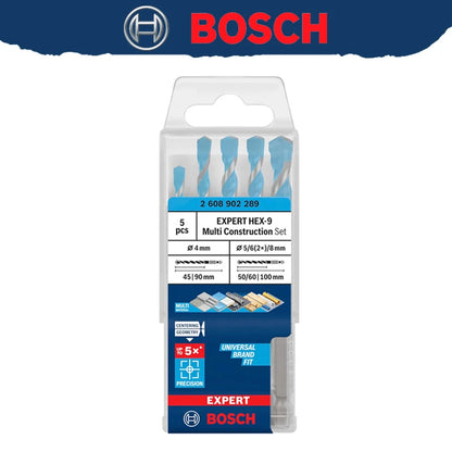 BOSCH 2608902289 EXPERT HEX-9 Multi Construcion Drill Bit Set Hexagon Shank High Precision Drilling Widely Used Tool Attachments