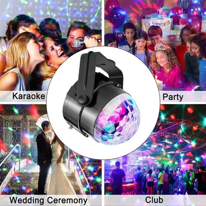 LED Party Lights Music Ball DJ Disco RGB KTV Bar Stage Light With Remote Controller