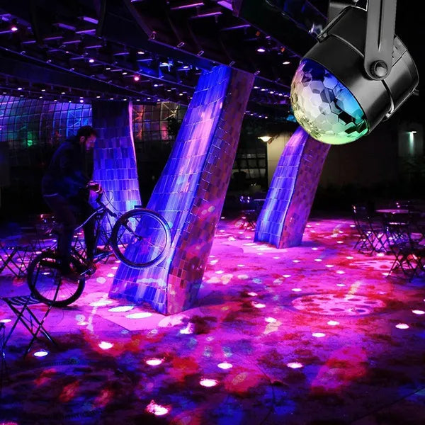 LED Party Lights Music Ball DJ Disco RGB KTV Bar Stage Light With Remote Controller
