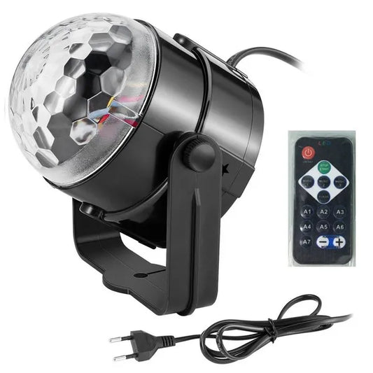 LED Party Lights Music Ball DJ Disco RGB KTV Bar Stage Light With Remote Controller