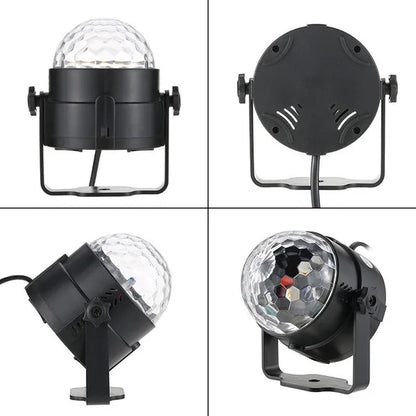 LED Party Lights Music Ball DJ Disco RGB KTV Bar Stage Light With Remote Controller