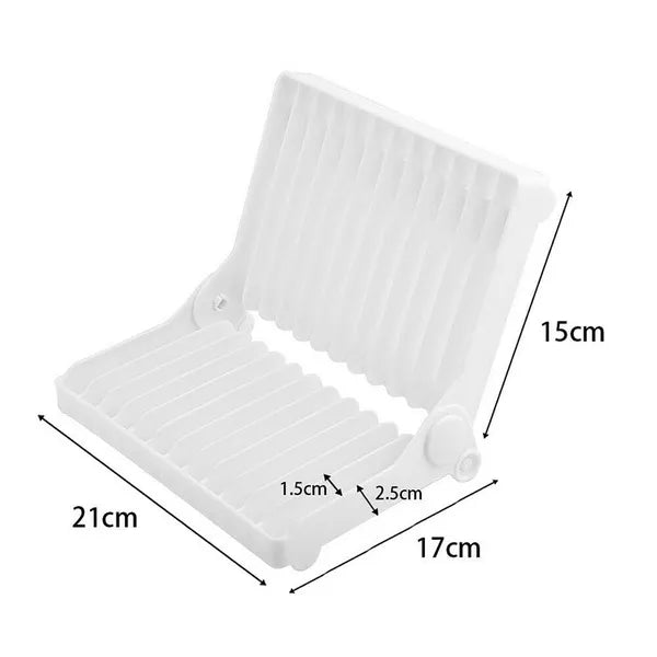 Practical Kitchen Folding Dish Rack Stand Holder Bowl Plate Organizer Storage Tray Shelf