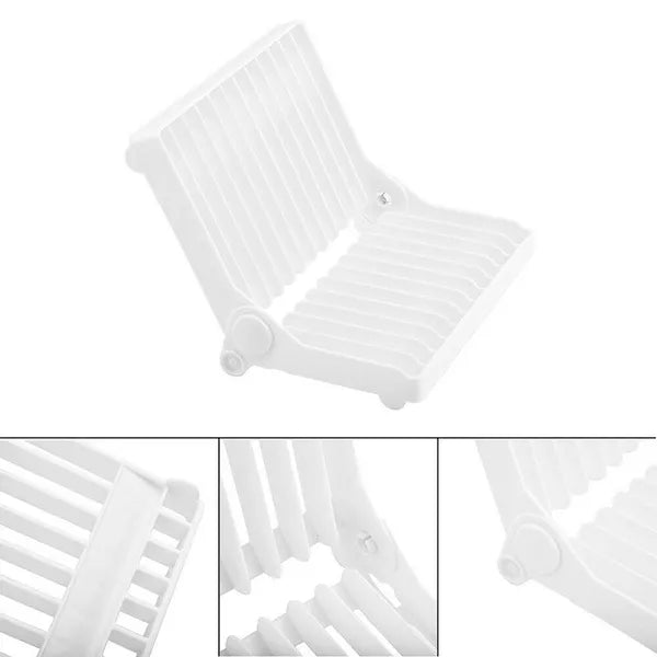 Practical Kitchen Folding Dish Rack Stand Holder Bowl Plate Organizer Storage Tray Shelf