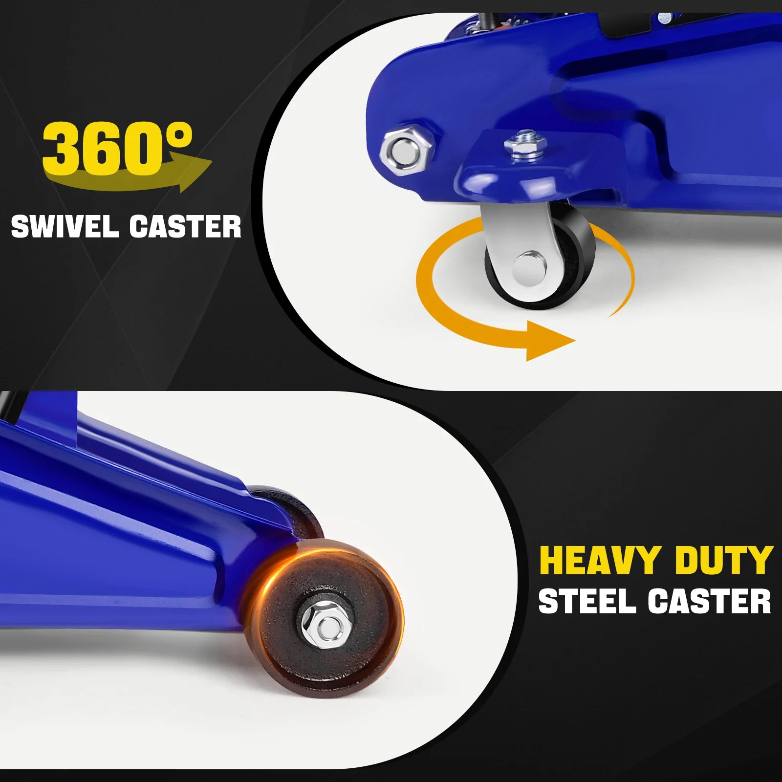 2 Tons Hydraulic Trolley Jack,Crane Lifting Floor Jack Heavy Duty Car Caravan Van Vehicle Stand Tool Repair