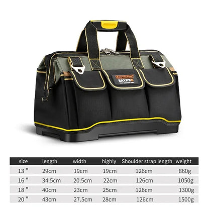 Very Strong Workman Tool Bags Size 13 16 18 20 Waterproof Large Capacity Storage Holders
