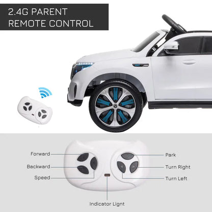 Benz Eqc 400 12V Kids Electric Car Ride On Toy With Remote Control