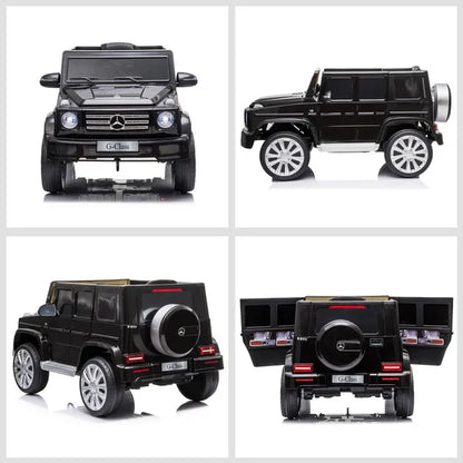 Mercedes Benz G500 Battery Powered Kids Electric Ride on Car Toy with Parental Remote Control Music Lights MP3 Suspension Wheels 12V
