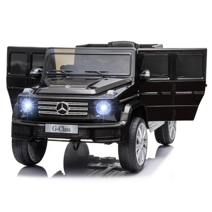 Mercedes Benz G500 Battery Powered Kids Electric Ride on Car Toy with Parental Remote Control Music Lights MP3 Suspension Wheels 12V