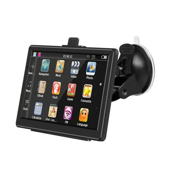 7" Inch Truck & Car GPS Navigation Sat Navi Europe Free Lifetime Maps