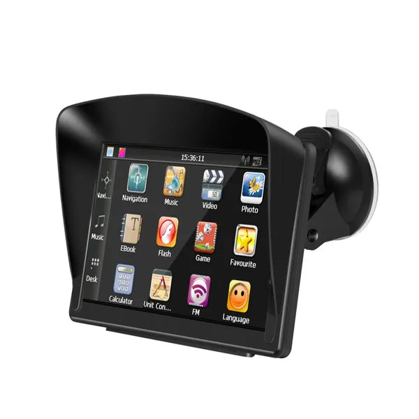 7" Inch Truck & Car GPS Navigation Sat Navi Europe Free Lifetime Maps