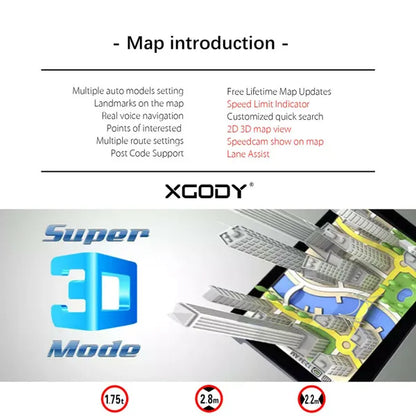 7" Inch Truck & Car GPS Navigation Sat Navi Europe Free Lifetime Maps