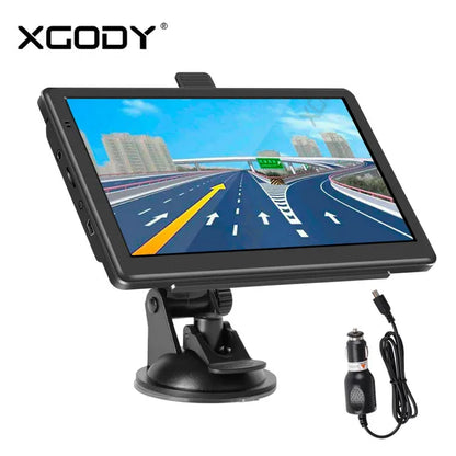 7" Inch Truck & Car GPS Navigation Sat Navi Europe Free Lifetime Maps