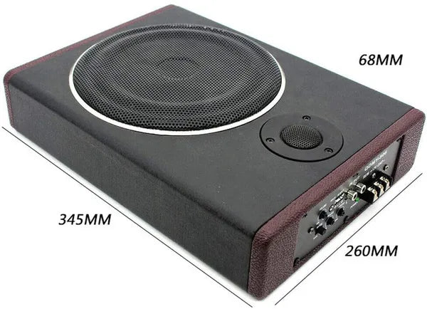 8 Inch 600W Active Underseat Car Bass Box Audio Subwoofer Sub Speaker Amplifier