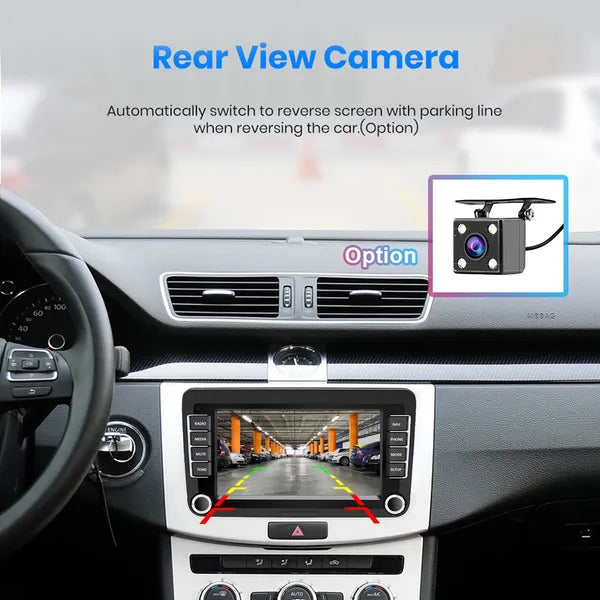 Android 9.1 2Din Android Car Radio GPS Autoradio with GPS WiFi FM AM For Volkswagen Golf/Passat SEAT Skoda Polo Car Stereo