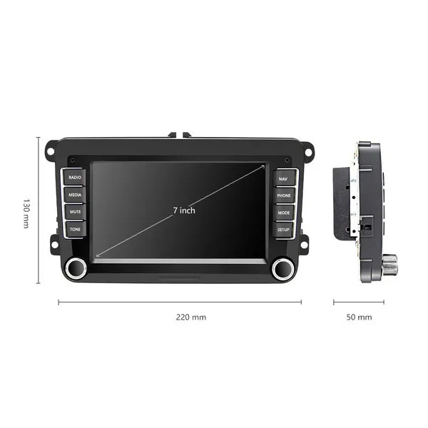 Android 9.1 2Din Android Car Radio GPS Autoradio with GPS WiFi FM AM For Volkswagen Golf/Passat SEAT Skoda Polo Car Stereo